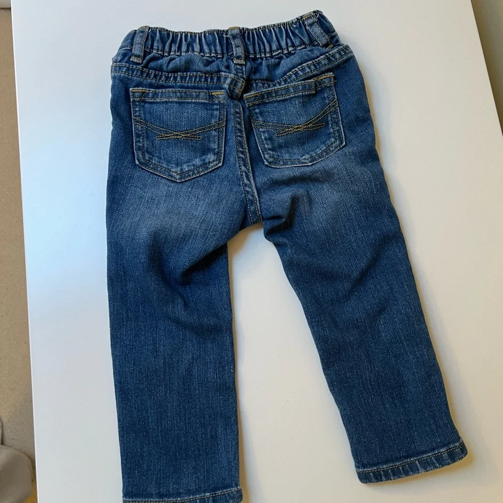 Baby Gap Patchwork Toddler Denim Jeans‎ Size 18-24 Months